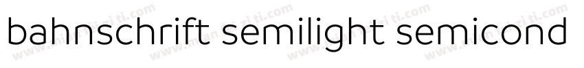 bahnschrift semilight semicondens字体转换